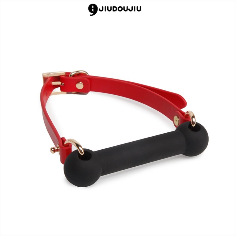 Bone Shaped Silicone Ball Black